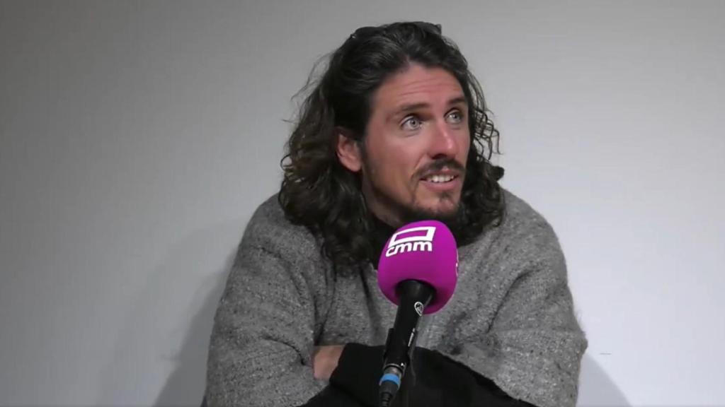 Javi Poves, en rueda de prensa.