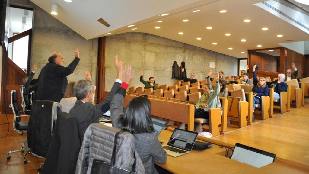 Imagen del consejo de gobierno de este lunes