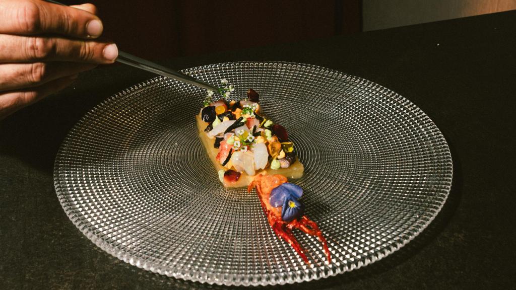 Uno de los platos de la cena Reverie.