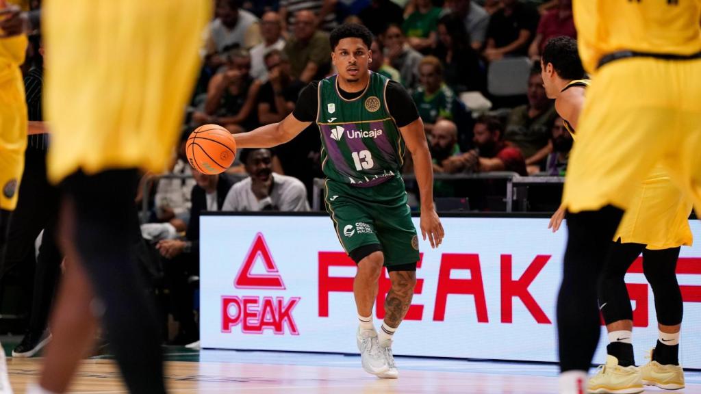 Xavier Castañeda durante un partido contra el Unicaja