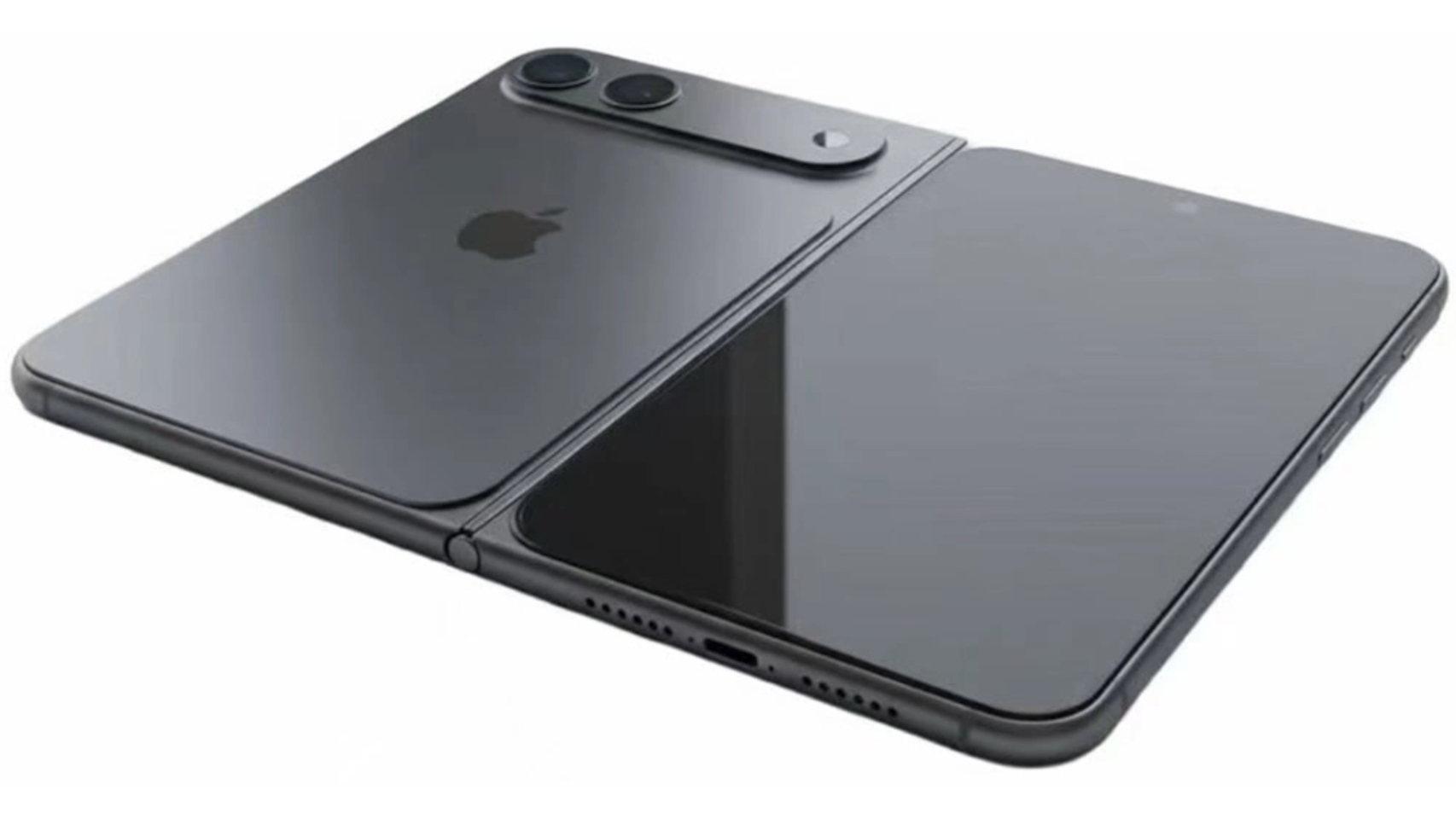 Posible diseño del iPhone plegable, el iPhone Fold