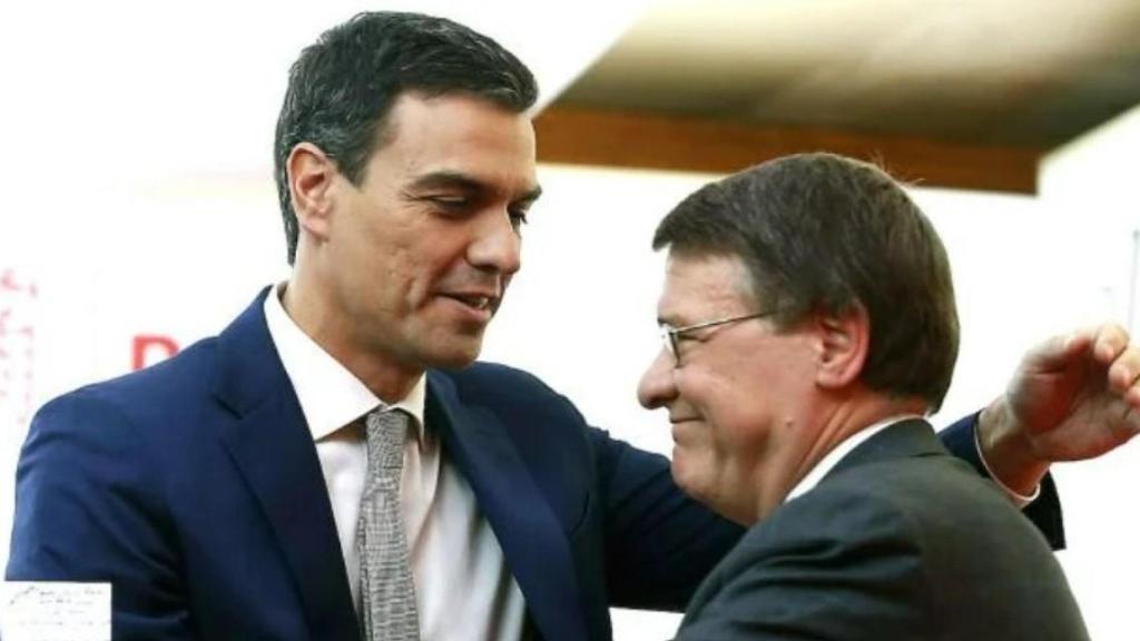 Pedro Sánchez junto a Jorsi Sevilla en una imagen de archivo.