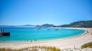 Playa de Rodas, en las Islas Cíes