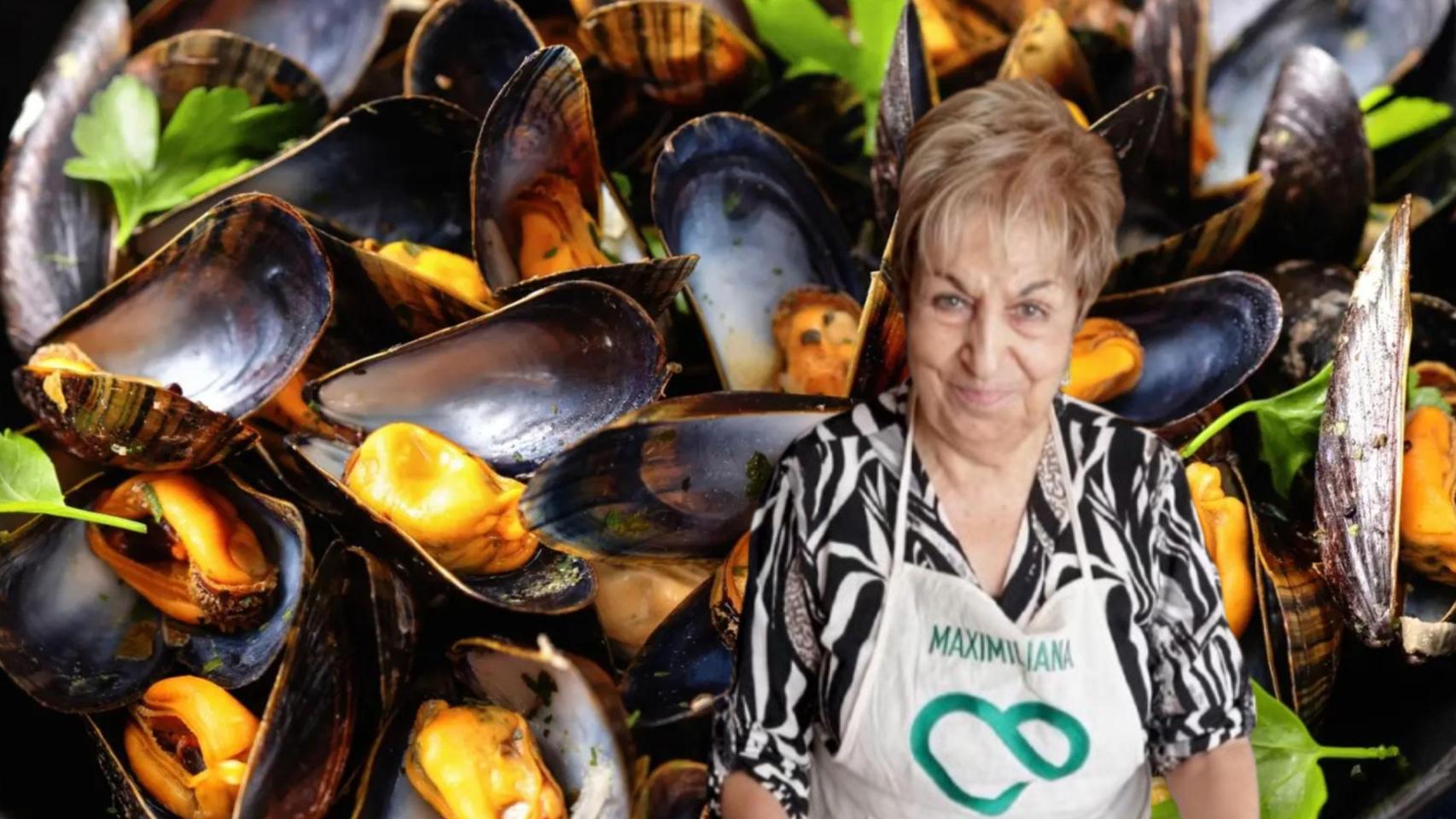 Mejillones y la abuela Conchita.