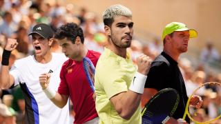 Rafa Jódar, Jaume Munar, Carlos Alcaraz y Alejandro Davidovich