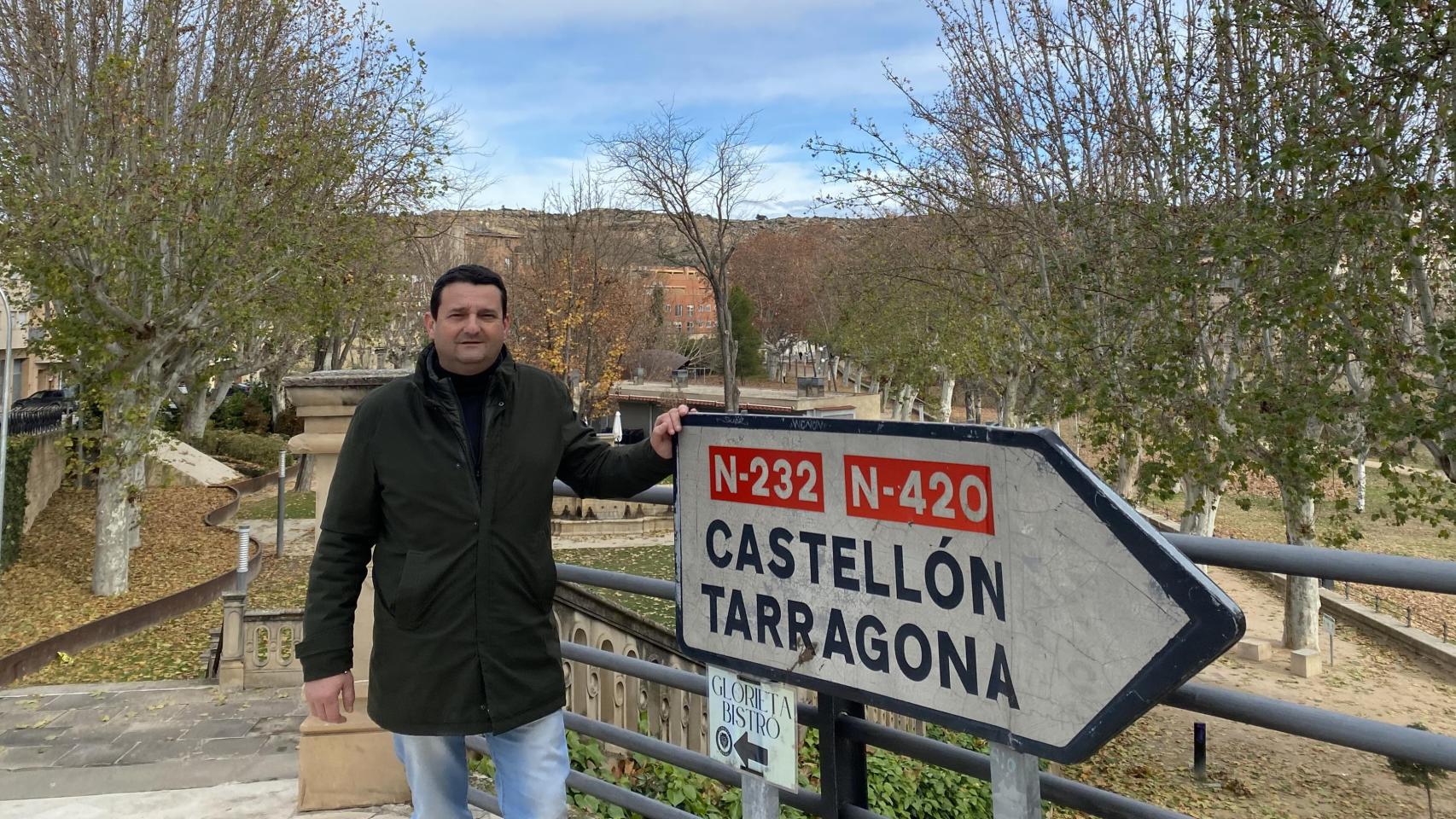 Miguel Ángel Estevan, alcalde de Alcañiz.