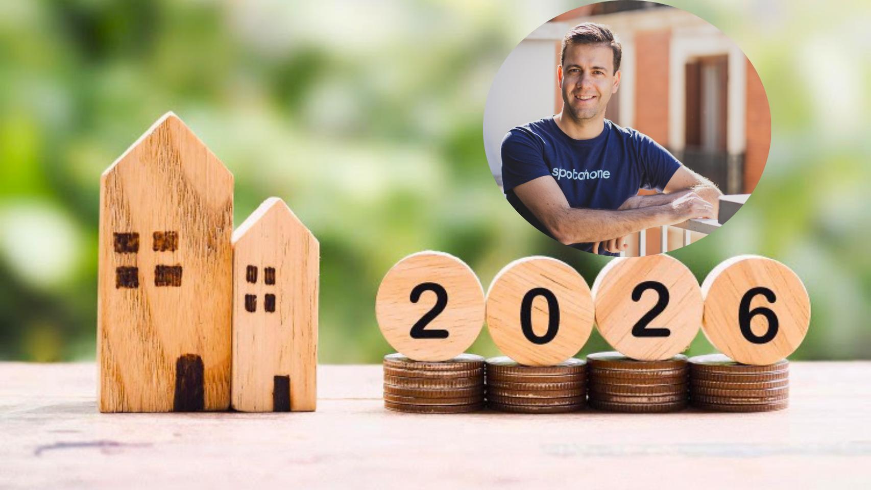 Montaje de Eduardo Garbayo con viviendas.