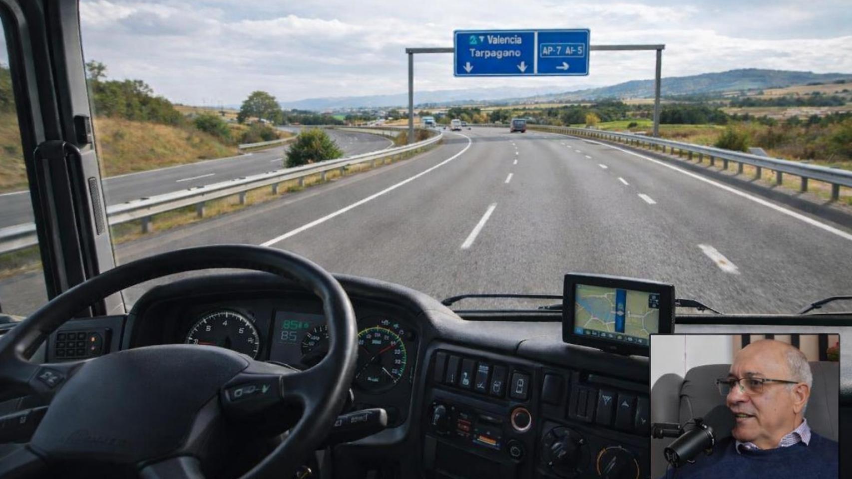 Jose, camionero de mas de 30 años de experiencia