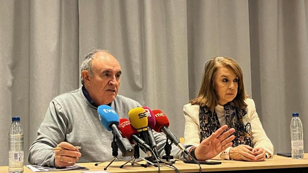 José María Fresneda y Blanca Corroto, responsables de Asaja Castilla-La Mancha.