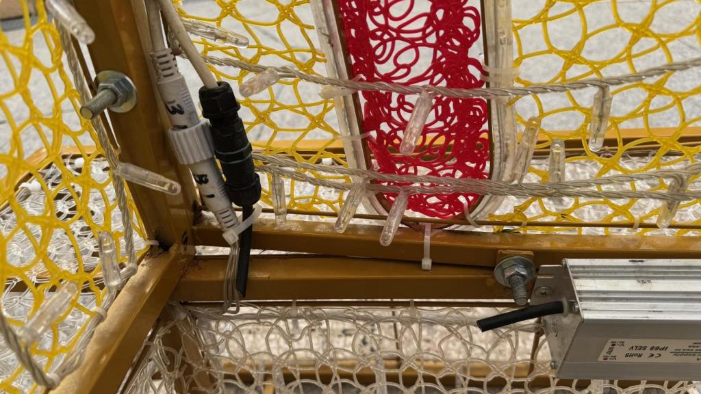 Cable cortado. Foto: Ayuntamiento de Albacete.