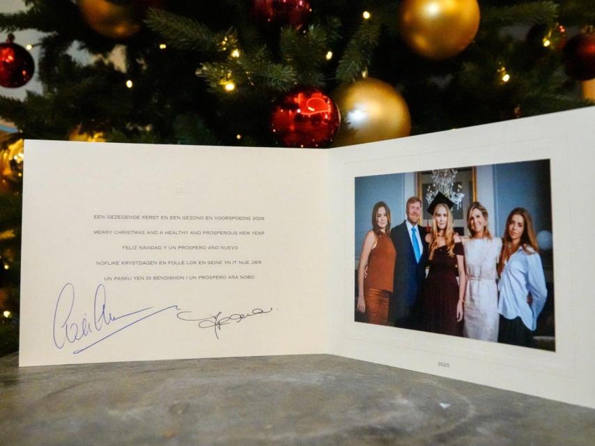 El 'christmas' de los Reyes de Países Bajos.