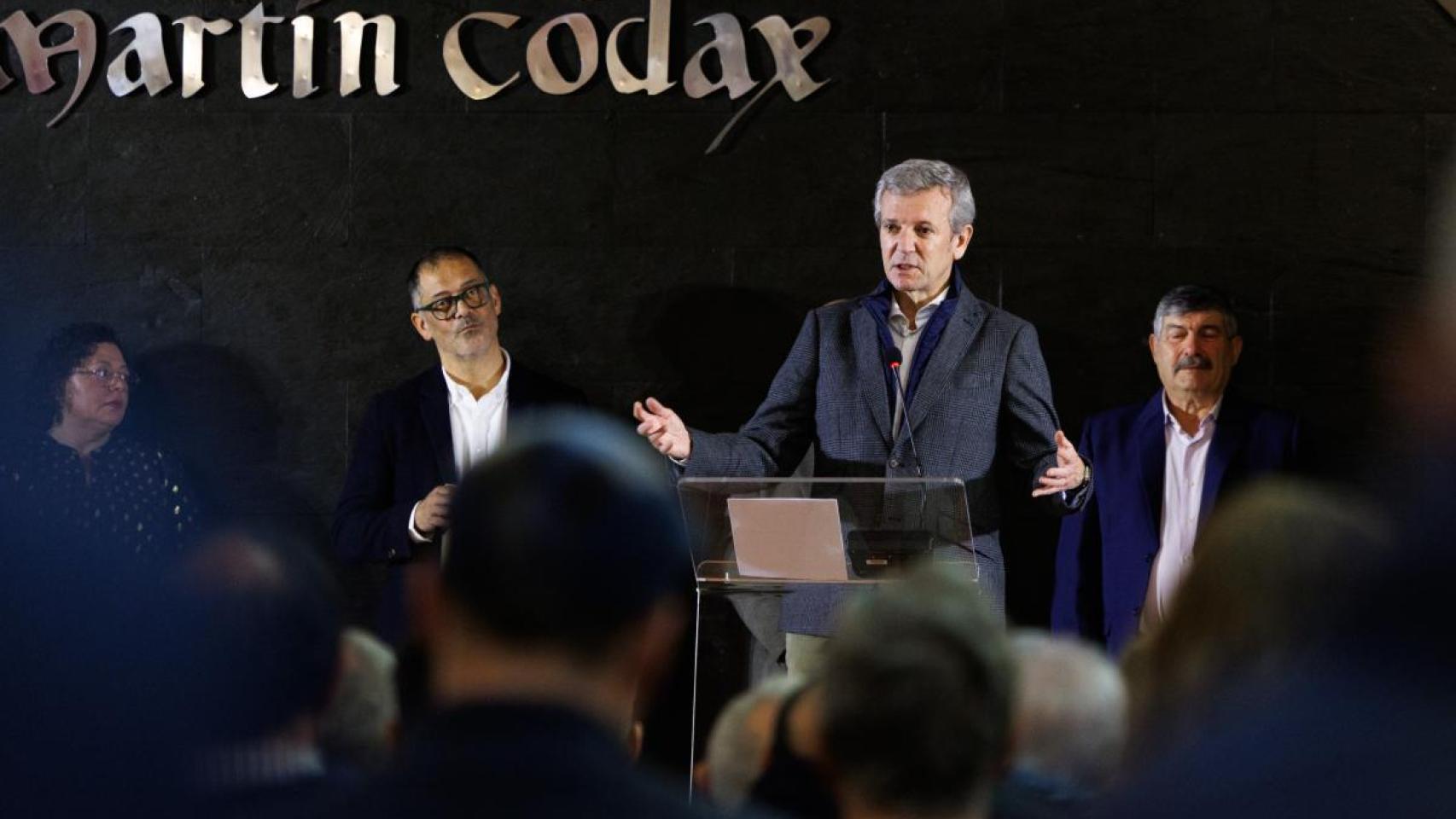 Rueda, durante el 40 aniversario de la Bodega Martín Códax