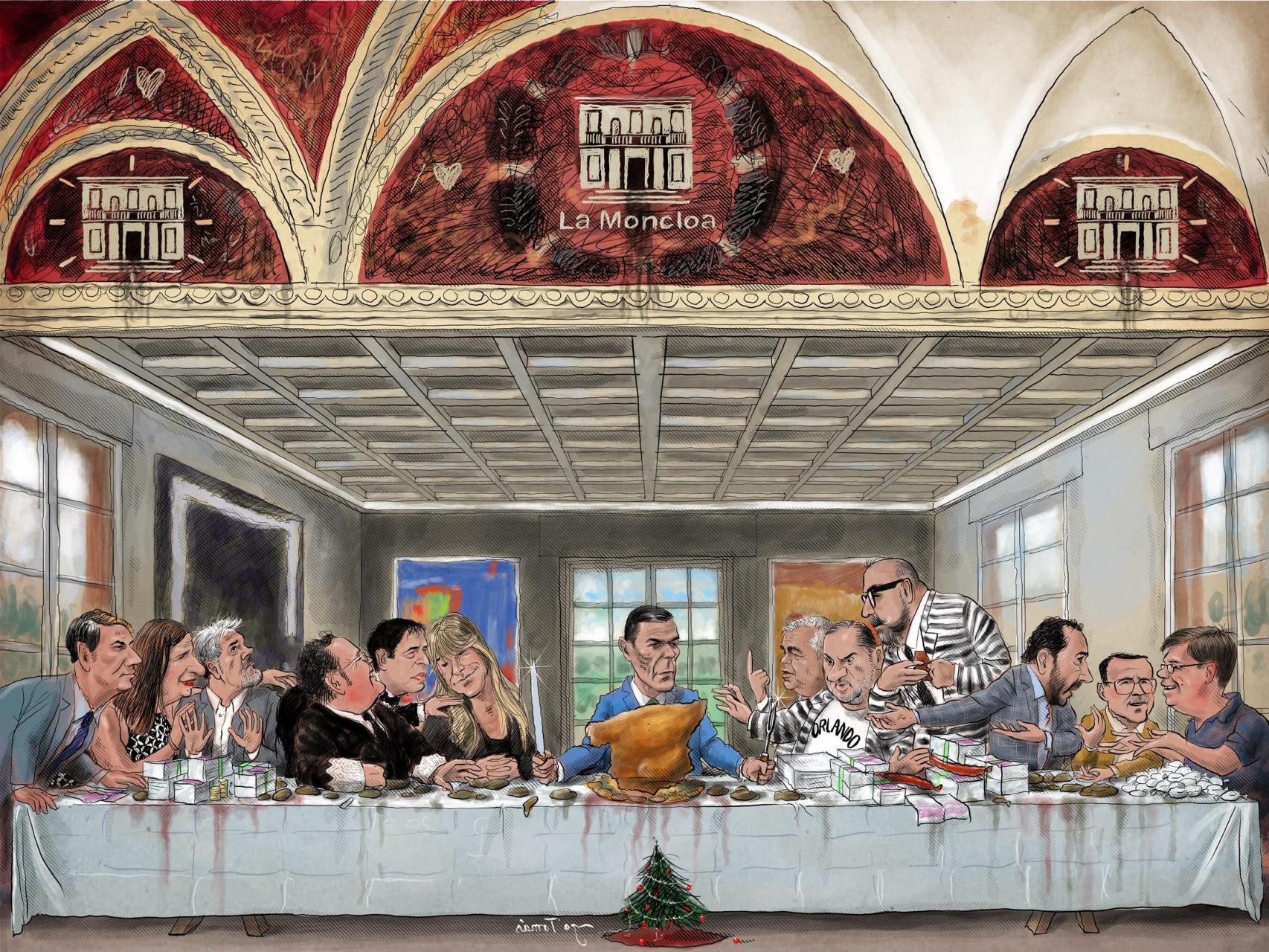  La Última Cena  en la Moncloa