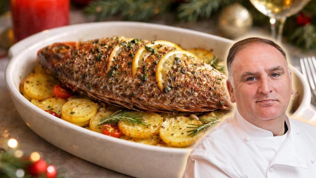 El chef José Andrés en un montaje de El Español