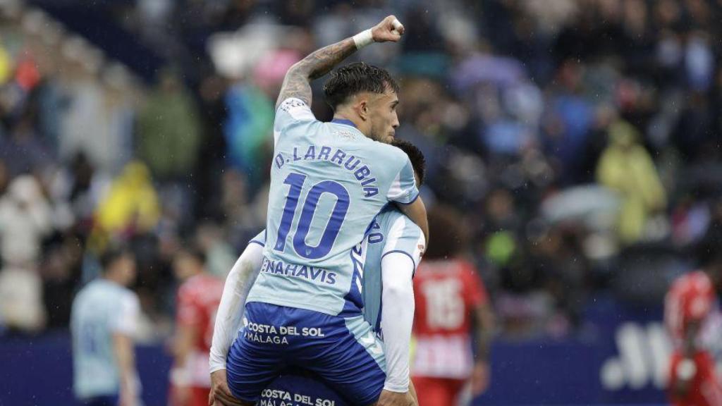 David Larrubia, jugador del Málaga CF
