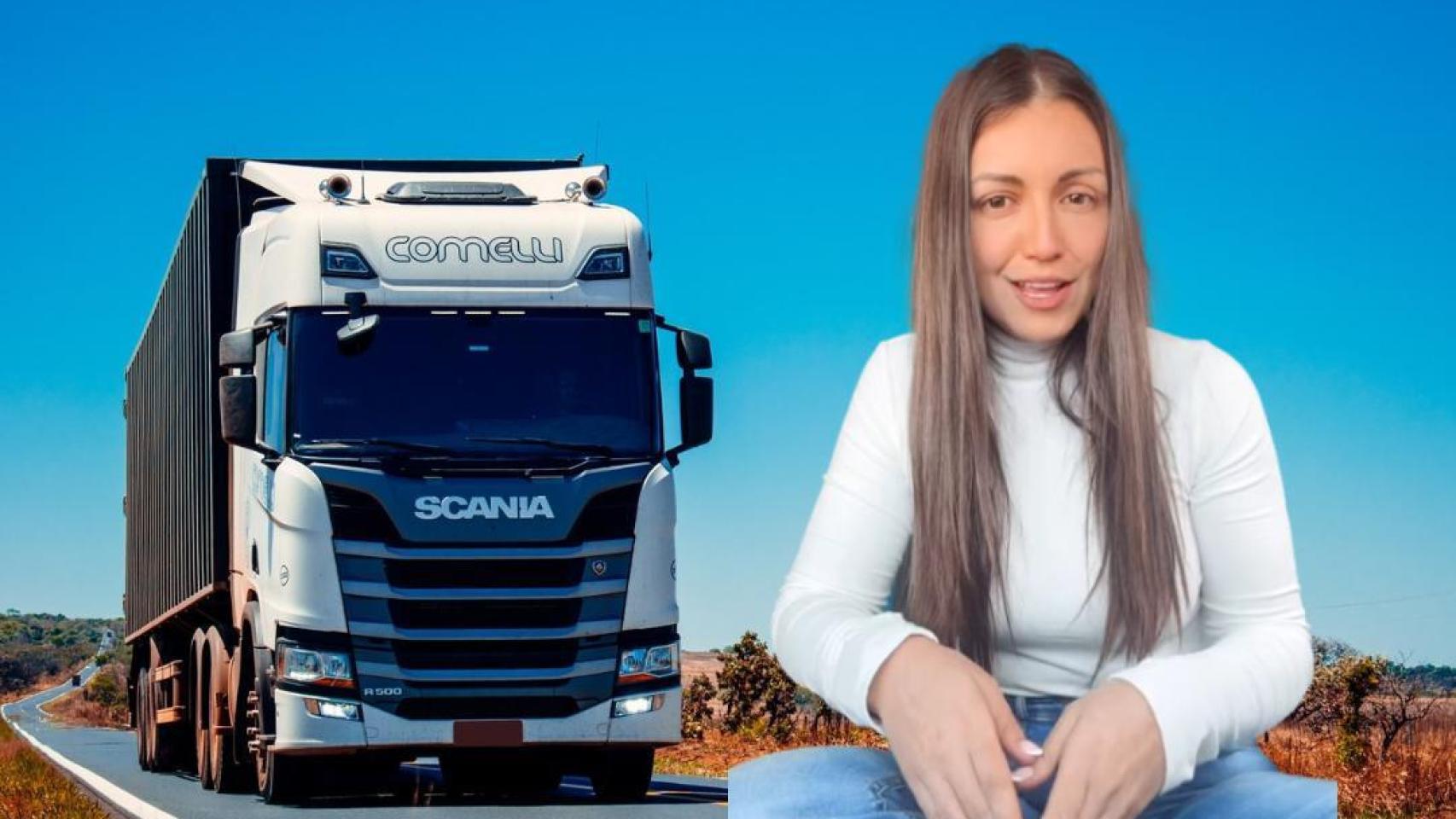 Nadia, la farmacéutica que dejó todo para ser camionera