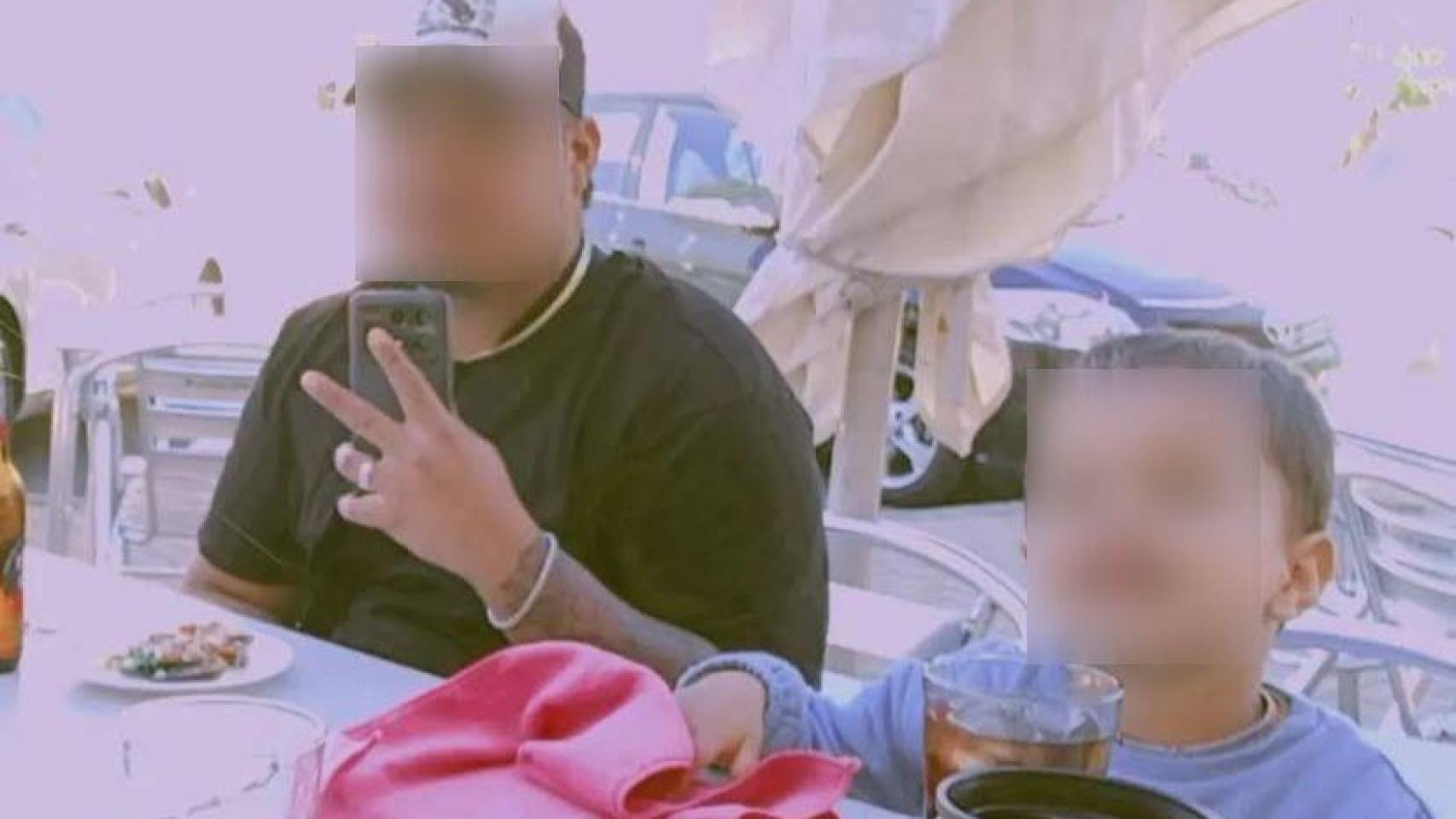 A la izquierda, Juan David R., padrastro del menor fallecido; a la derecha, Lucca, el niño de 4 años presuntamente asesinado.