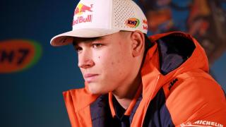 El piloto Edgar Canet, durante una entrevista con EL ESPAÑOL.