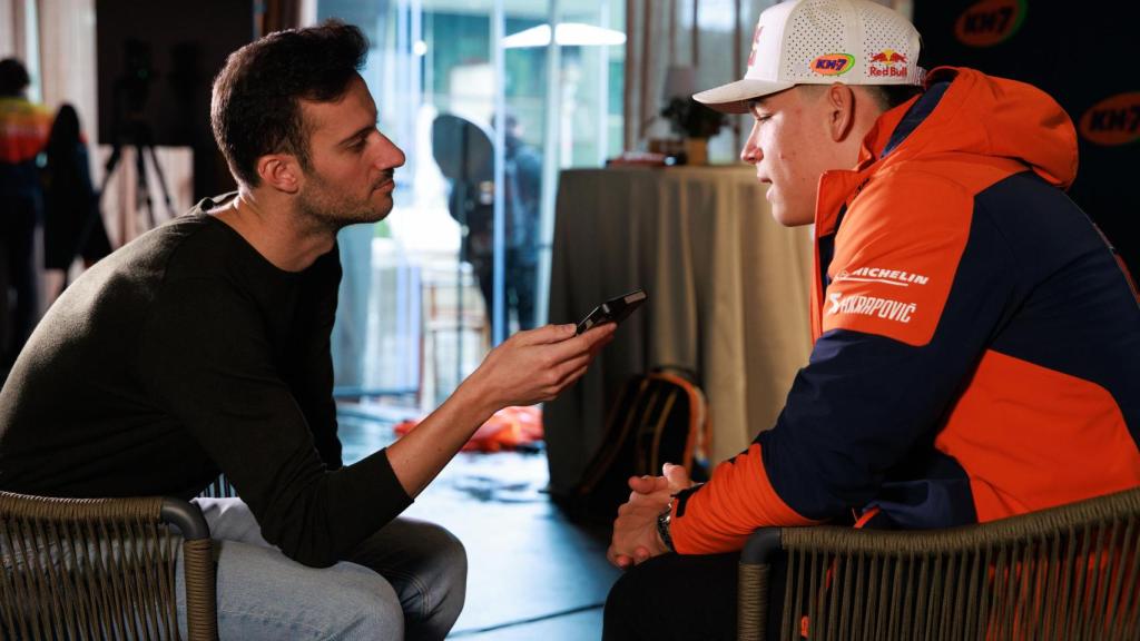 Edgar Canet durante una entrevista con EL ESPAÑOL.