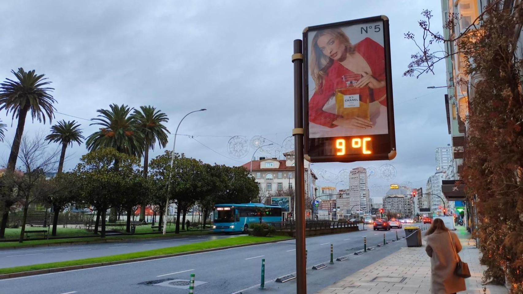 Temperaturas bajas este 24 de diciembre en A Coruña.