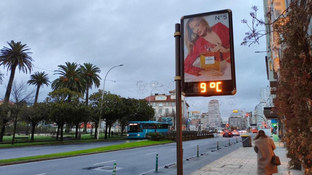 Temperaturas bajas este 24 de diciembre en A Coruña.