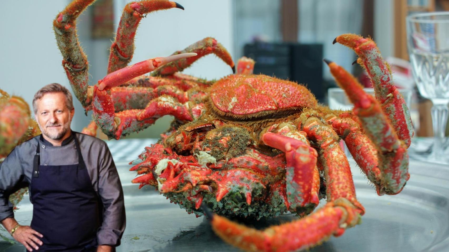 Cómo congelar el centollo según Pepe Vieira, chef con 2 Estrellas Michelin