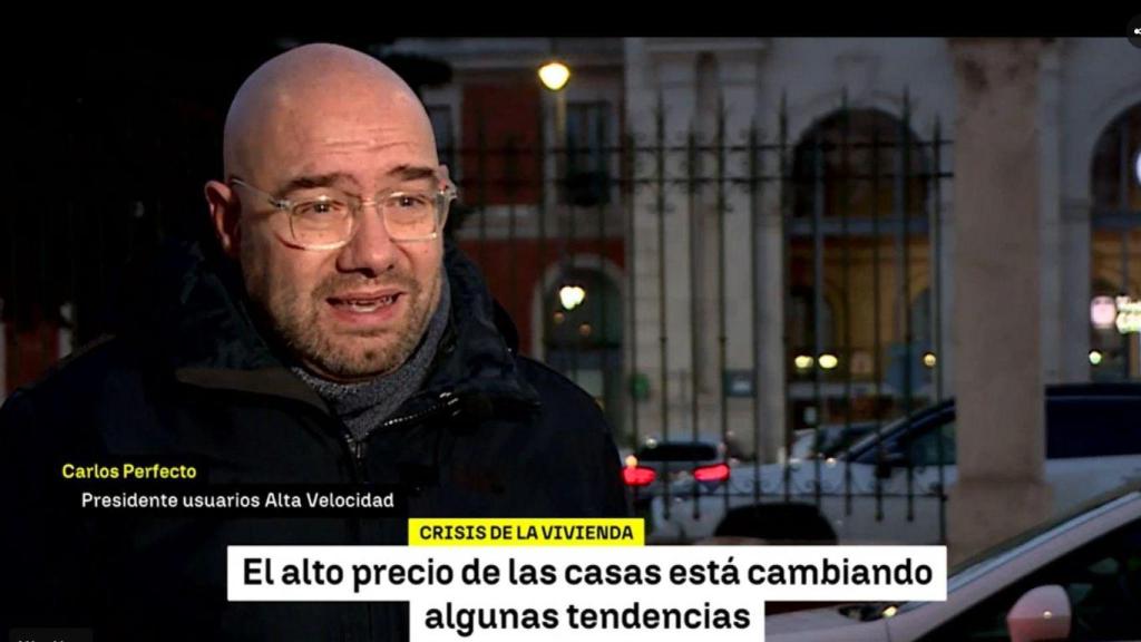 Carlos Perfecto, presidente de Usuarios Alta Velocidad.