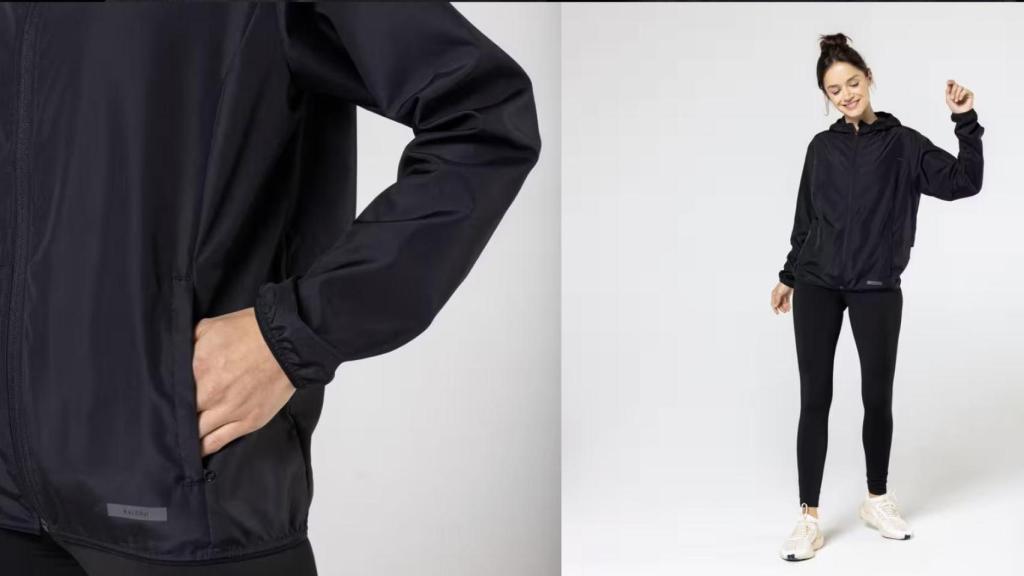 Chaqueta cortaviento.