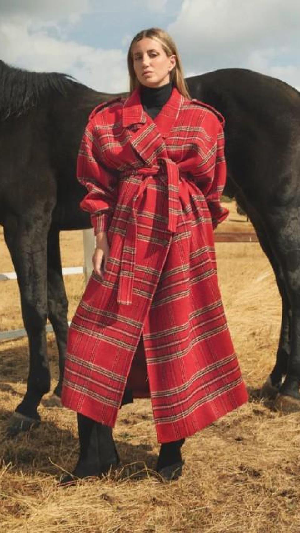 El abrigo de Nieves Álvarez.