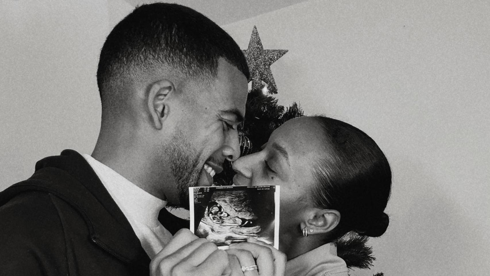 Ana Peleteiro y Bejamin Compaore, en una fotografía de sus redes sociales.