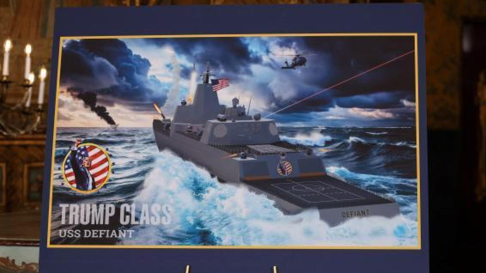 Presentación de la nueva flota de acorazados de Donal Trump.