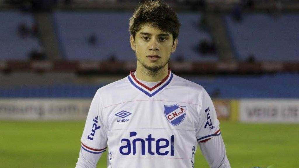 Matías Cabrera, durante un partido.