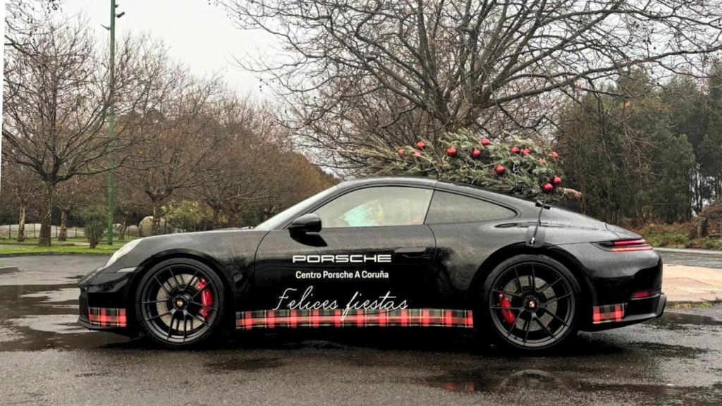 El modelo Porsche 911 navideño