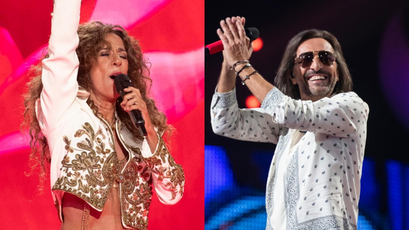 Rosario Flores y Antonio Carmona en imágenes facilitadas por RTVE.