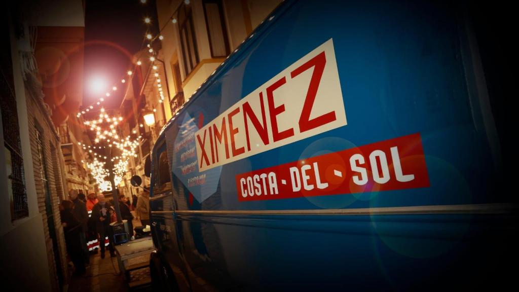 Imagen de un camión con el que se homenajeó a Francisco Ximenez.