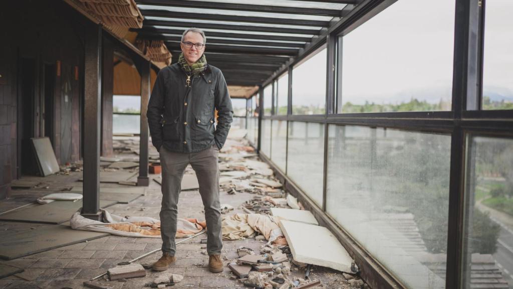 Fernando Gonzalo, co-CEO, director de operaciones y socio en Hausera en la terraza del hotel Sierra Real.