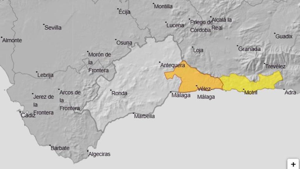 Mapa de la Agencia Estatal de Meteorología (Aemet).