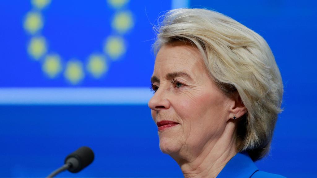 La presidenta de la Comisión Europea, Ursula von der Leyen.