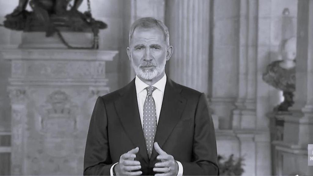 Felipe VI, en su Mensaje de Navidad de este miércoles.