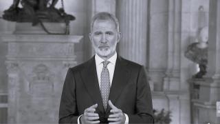 Felipe VI, en su Mensaje de Navidad de este miércoles.