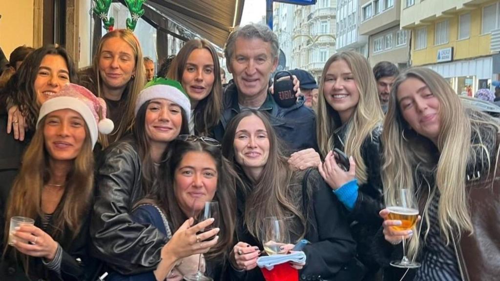 Alberto Núñez Feijoo en su tardebuena.