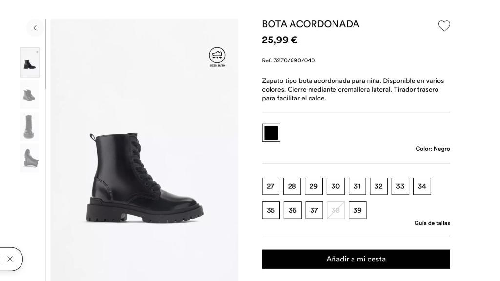 Bota acordonada. Ref: 3270/690/040
