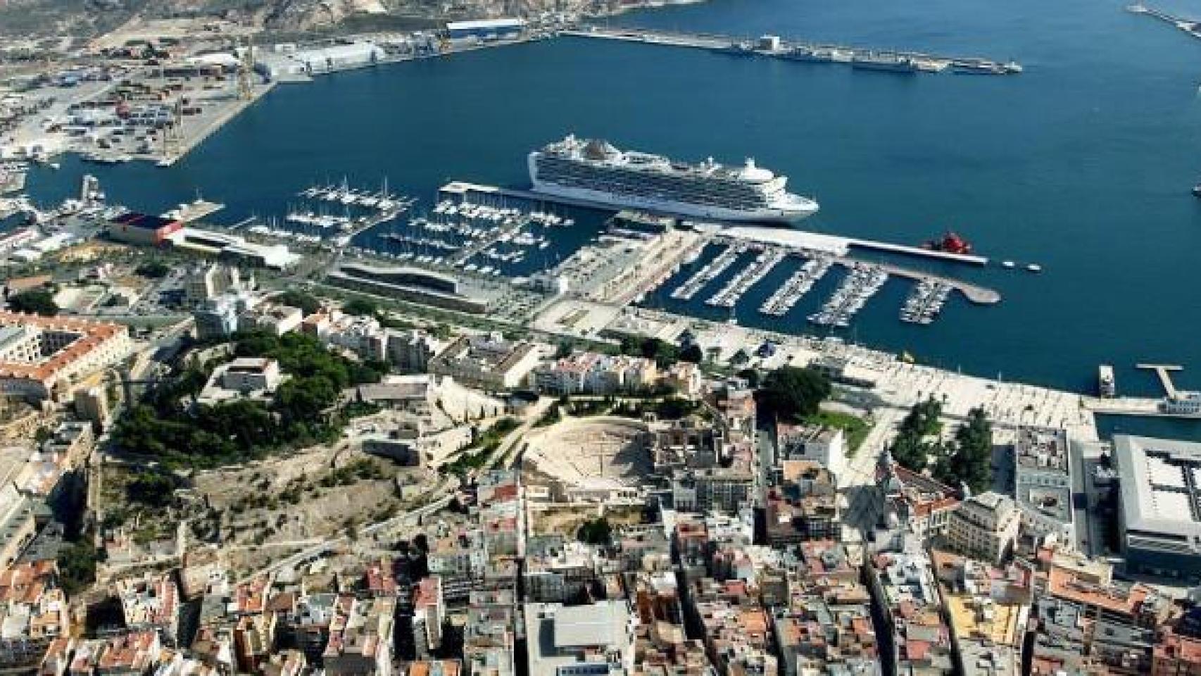 Cartel de los actos de convivencia navideña en Cartagena.