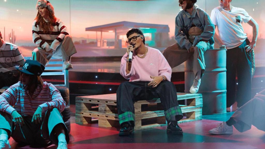 Abraham Mateo en el 'Especial Nochebuena' de Televisión Española.