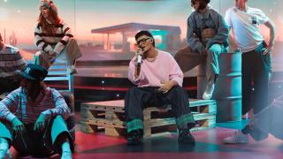 Abraham Mateo en el 'Especial Nochebuena' de Televisión Española.