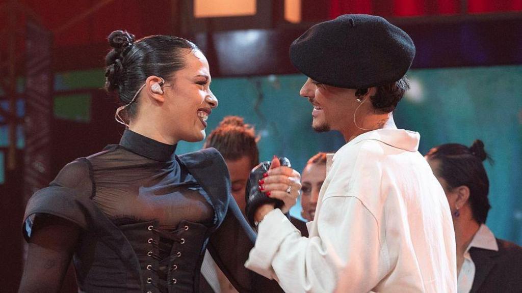 Chanel y Abraham Mateo en el especial de Nochebuena de TVE.