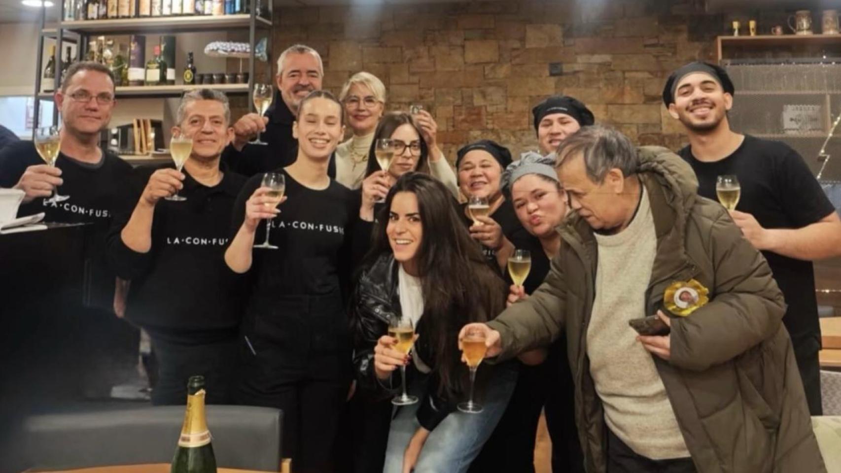 Cañita Brava en la felicitación de La·Con·Fusión.