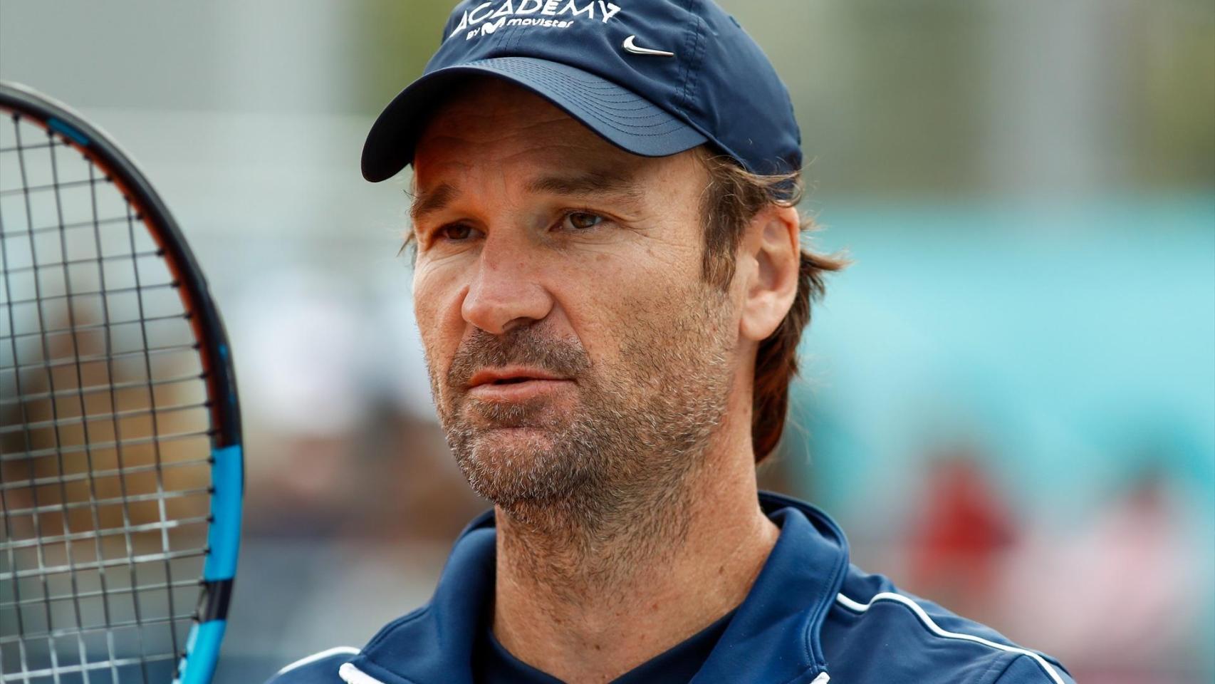 Carlos Moyá, en una edición pasada del Mutua Madrid Open