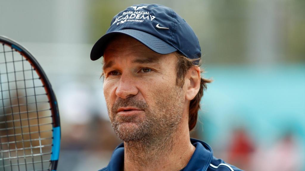 Carlos Moyá, en una edición pasada del Mutua Madrid Open