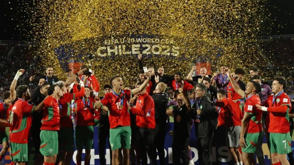 Marruecos celebra el título del Mundial sub-20, conquistado en 2025